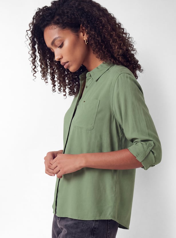 Women Solid Shirt