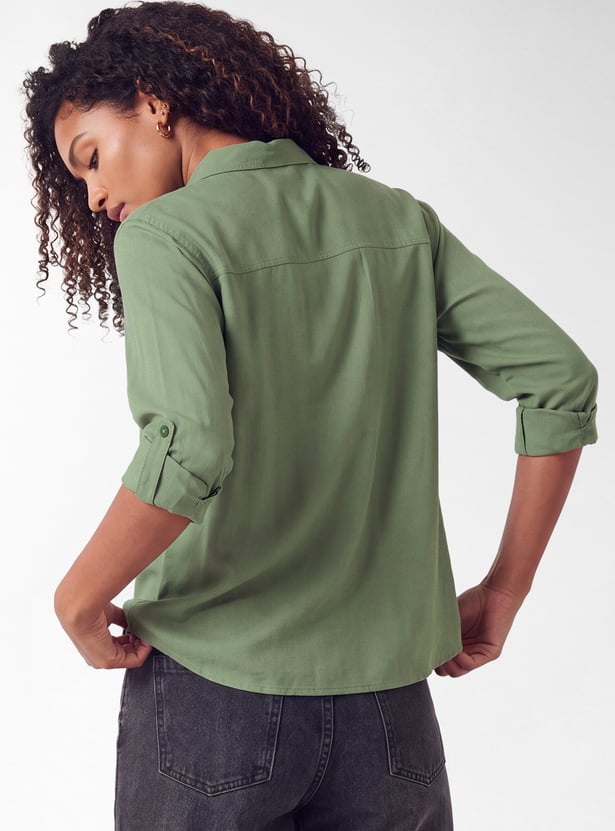 Women Solid Shirt