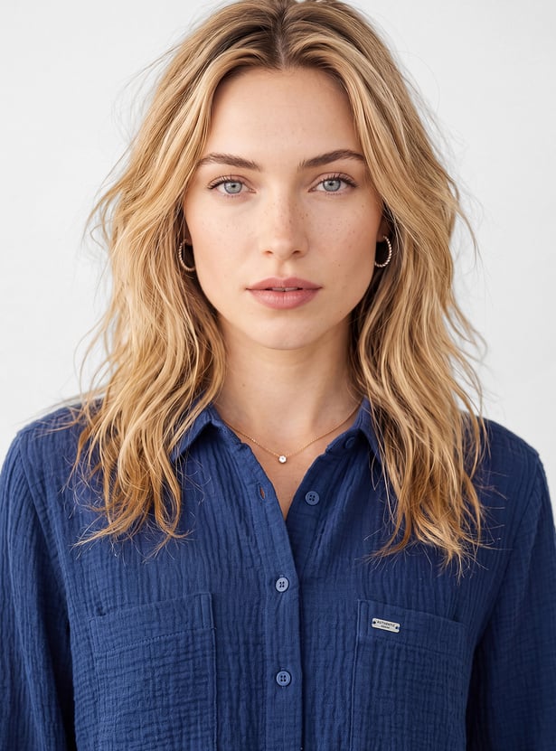 Women Textured Shirt