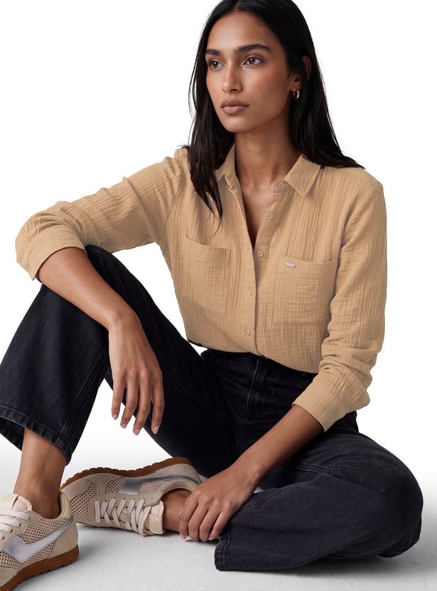 Women Textured Shirt