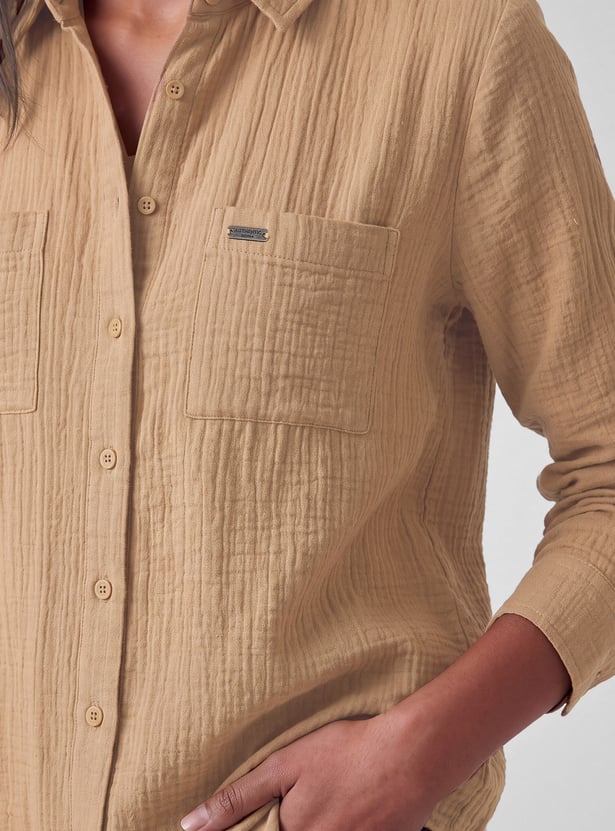 Women Textured Shirt