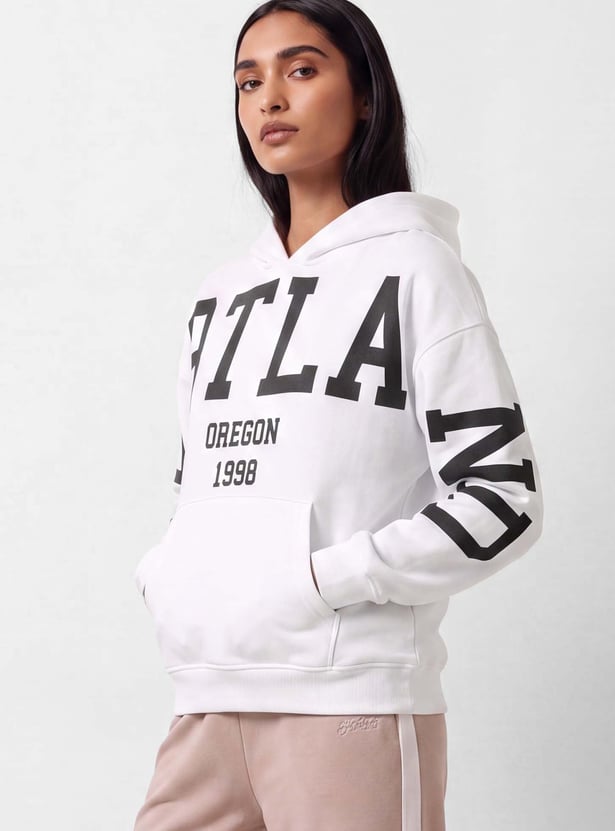 Women Printed Hoodie