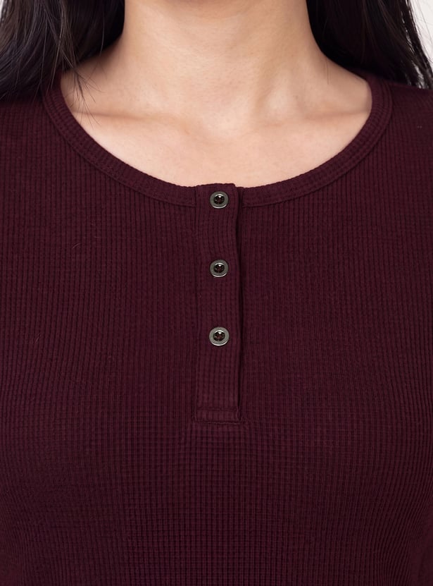 Women Ribbed T-shirt