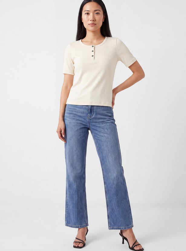 Women Ribbed T-shirt