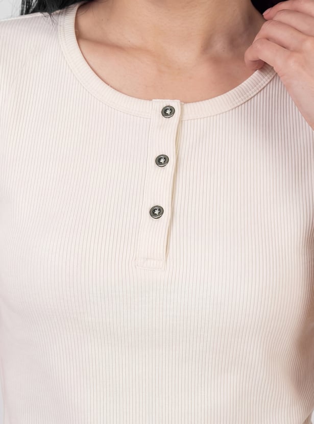 Women Ribbed T-shirt