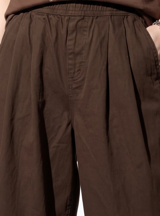 URB_N Women Barrel Fit Pull-On Trousers