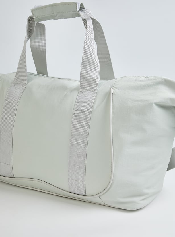 Women Solid Athleisure Gym Bag