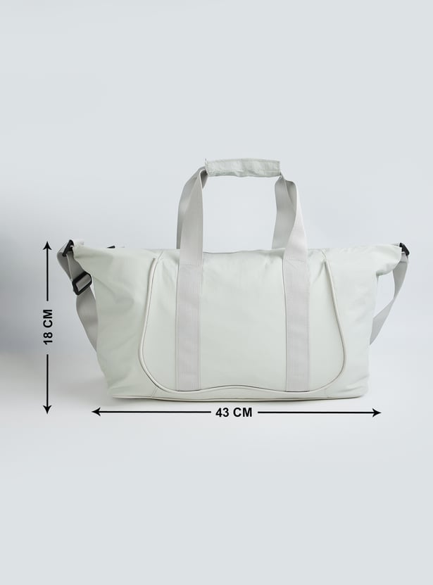 Women Solid Athleisure Gym Bag