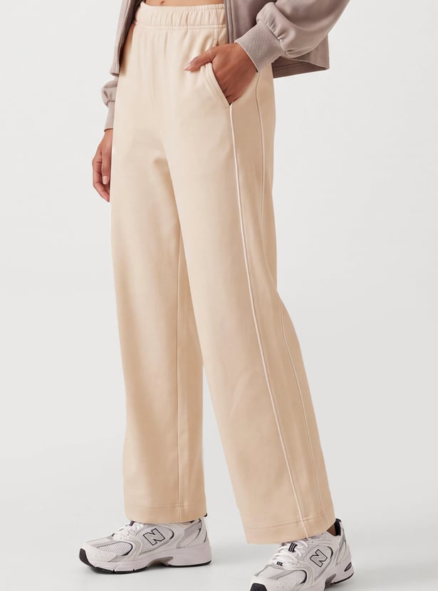 Women Wide-Leg Sports Track Pants