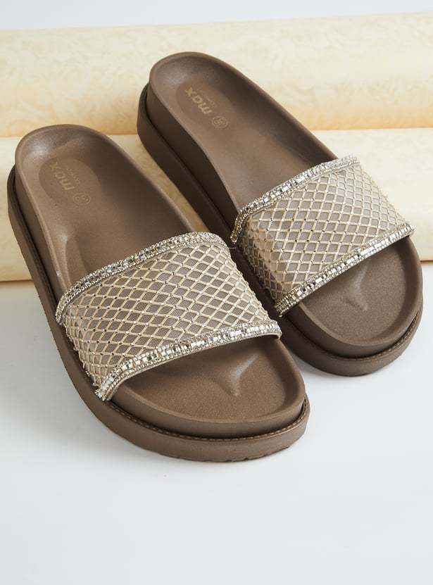 Women Embellished Sliders
