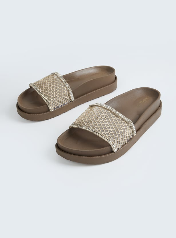 Women Embellished Sliders