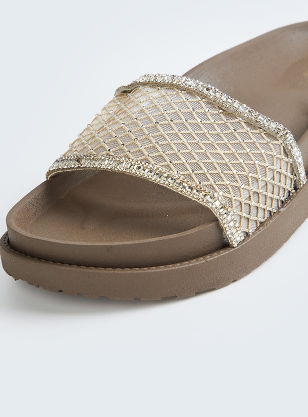 Women Embellished Sliders
