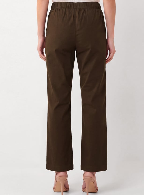Women Flared Pull-On Pants