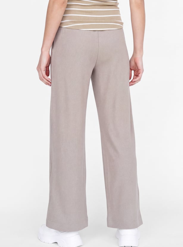 Women Wide-Leg Sports Track Pants