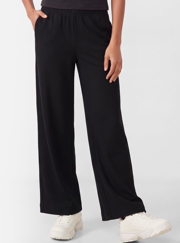 Women Wide-Leg Sports Track Pants