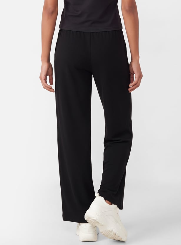Women Wide-Leg Sports Track Pants