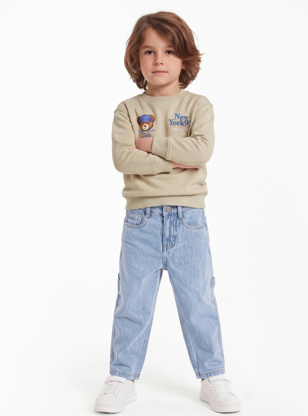 Boys Bear Club Pullover Sweatshirt