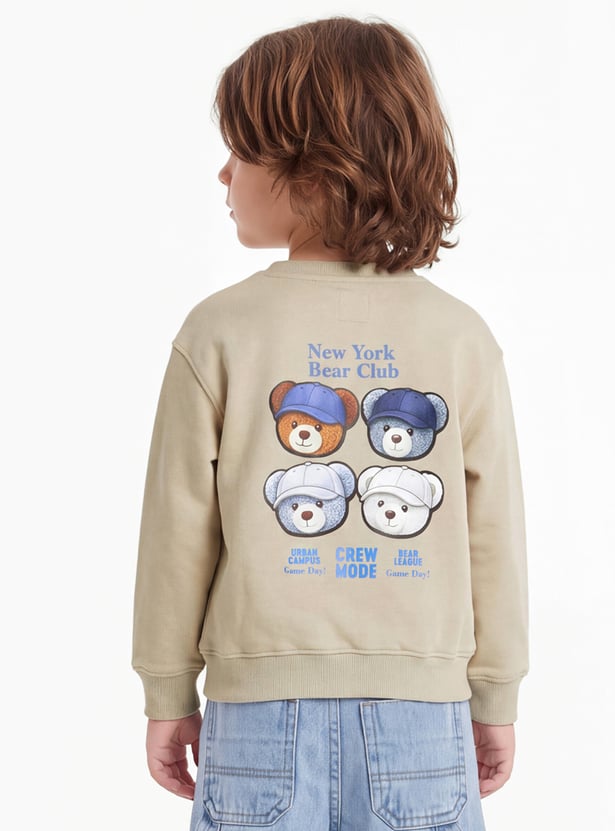 Boys Bear Club Pullover Sweatshirt