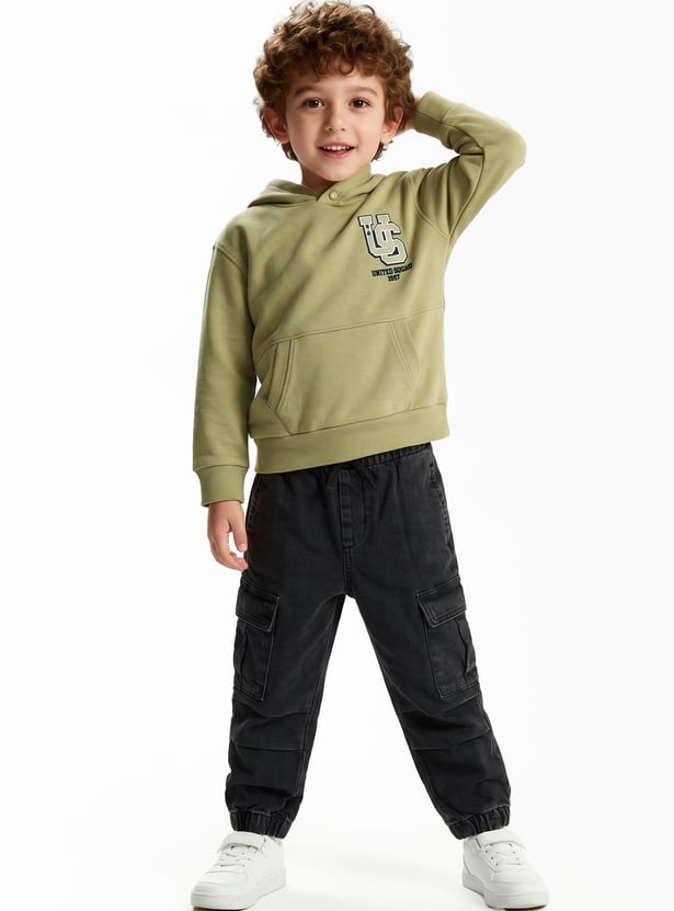 Boys Embroidered Hoodie