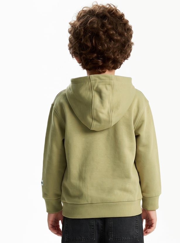 Boys Embroidered Hoodie