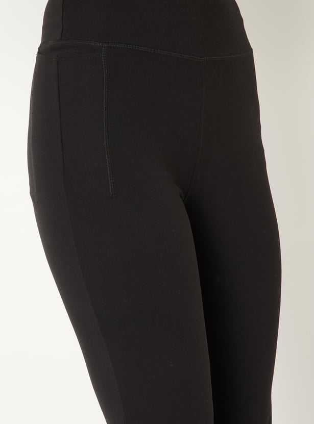 Women Athleisure Flared Tights