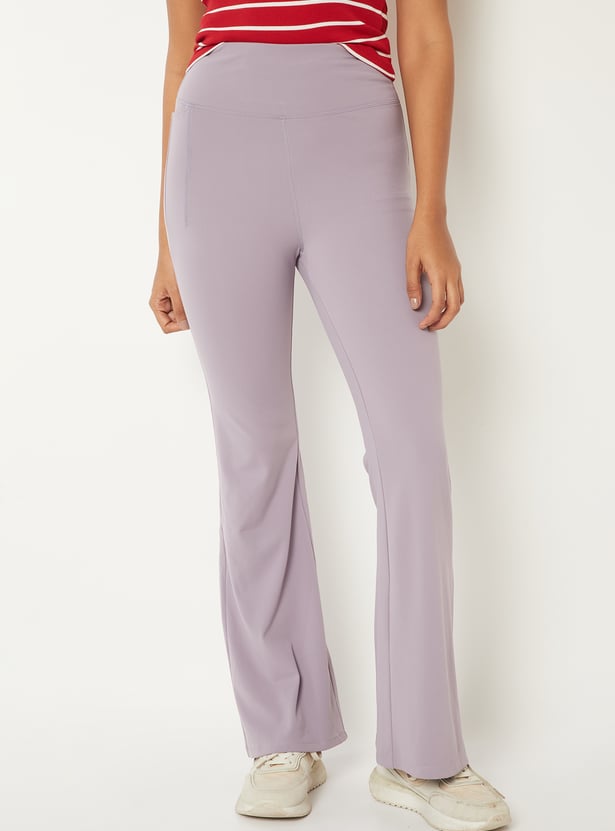 Women Athleisure Flared Tights