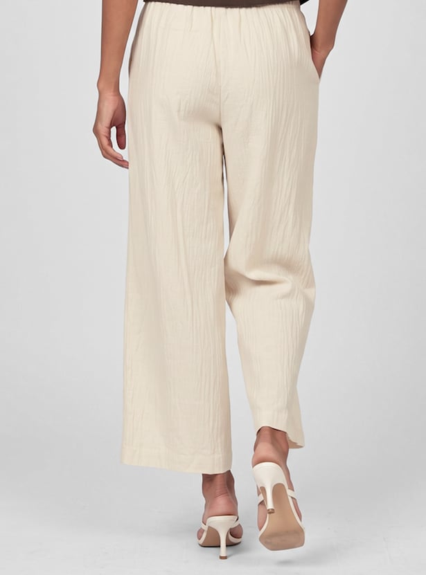 Women Solid Trousers