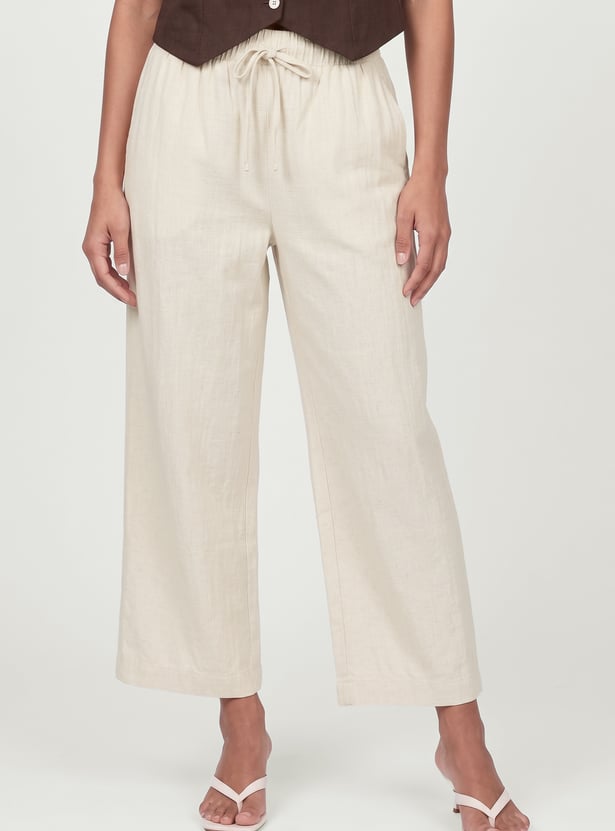 Women Solid Trousers