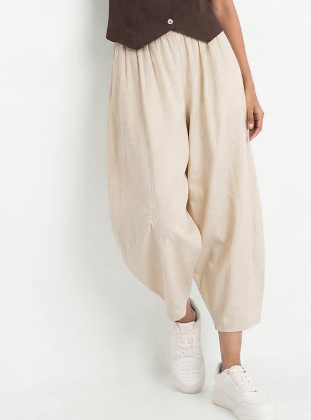 Women Solid Dhoti Pants