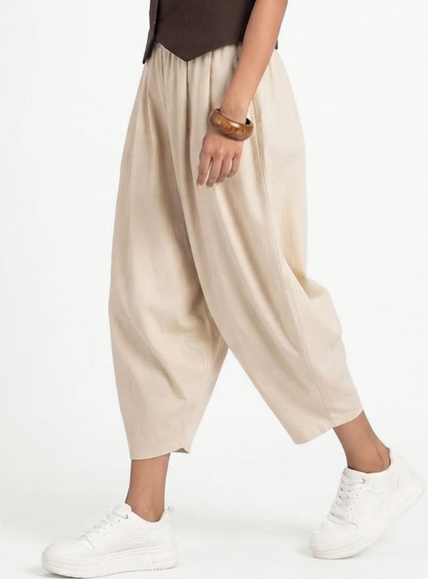 Women Solid Dhoti Pants