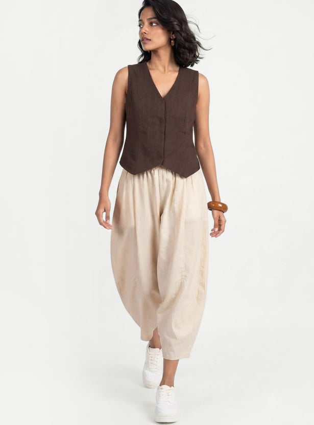 Women Solid Dhoti Pants