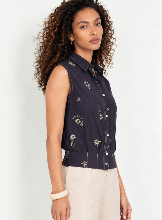 Women Embroidered Top