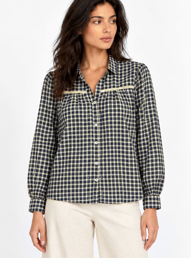 Women Checked Shirt
