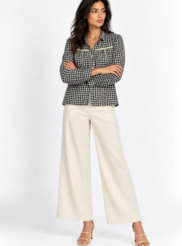 Women Checked Shirt