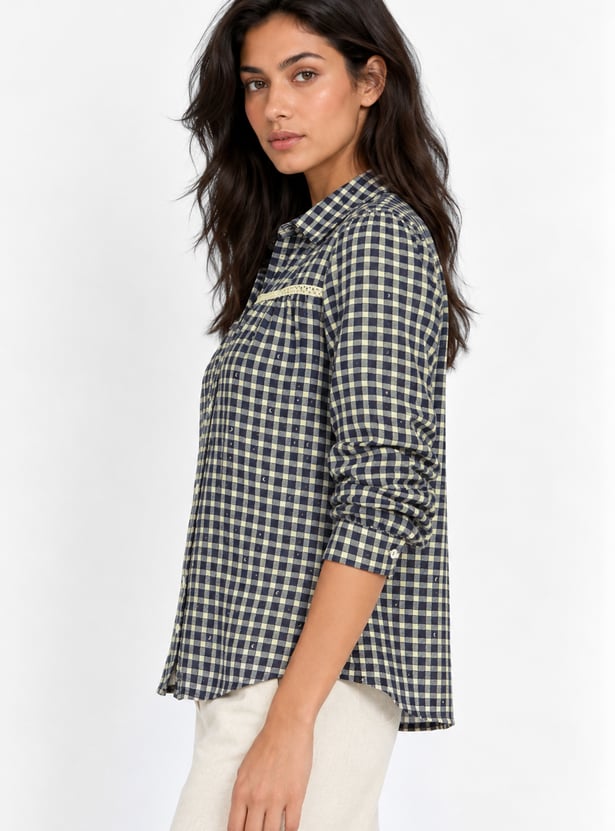 Women Checked Shirt