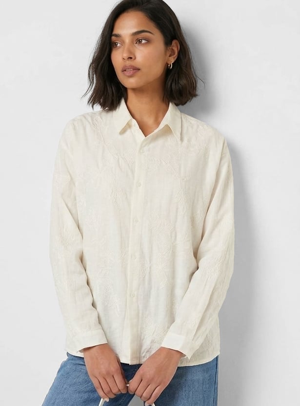 Women Embroidered Shirt