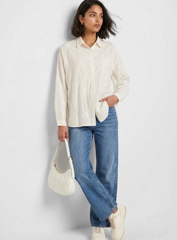 Women Embroidered Shirt