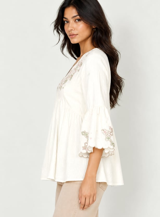 Women Embroidered Top