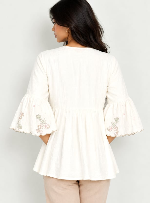 Women Embroidered Top