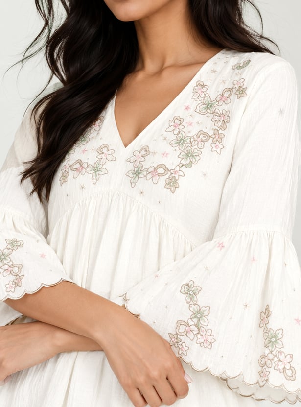 Women Embroidered Top