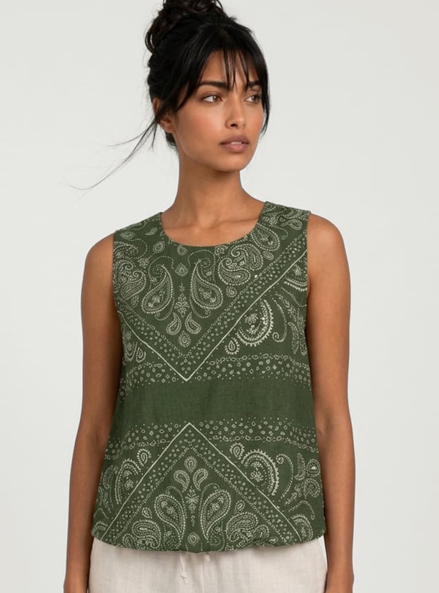 Women Paisley Top