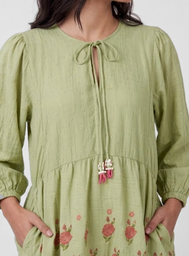 Women Printed A-line Dress