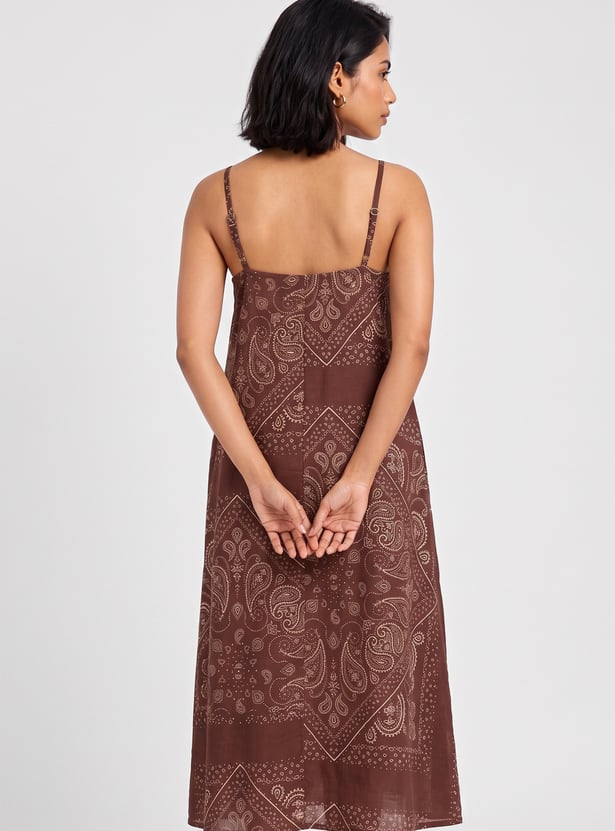Women Printed A-line Dress