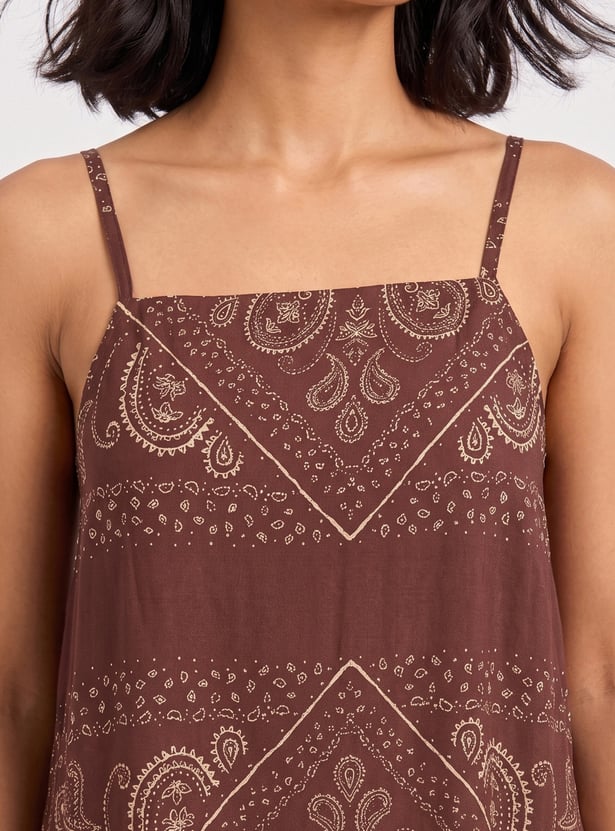 Women Printed A-line Dress