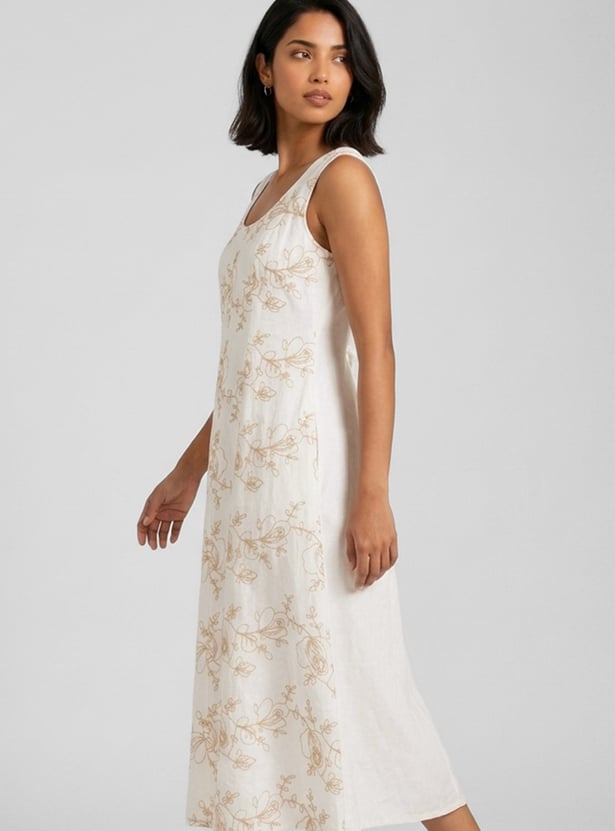 Women Embroidered A-line Ethnic Dress
