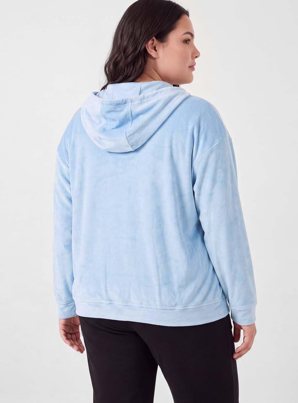 Women Solid Hooded Jacket