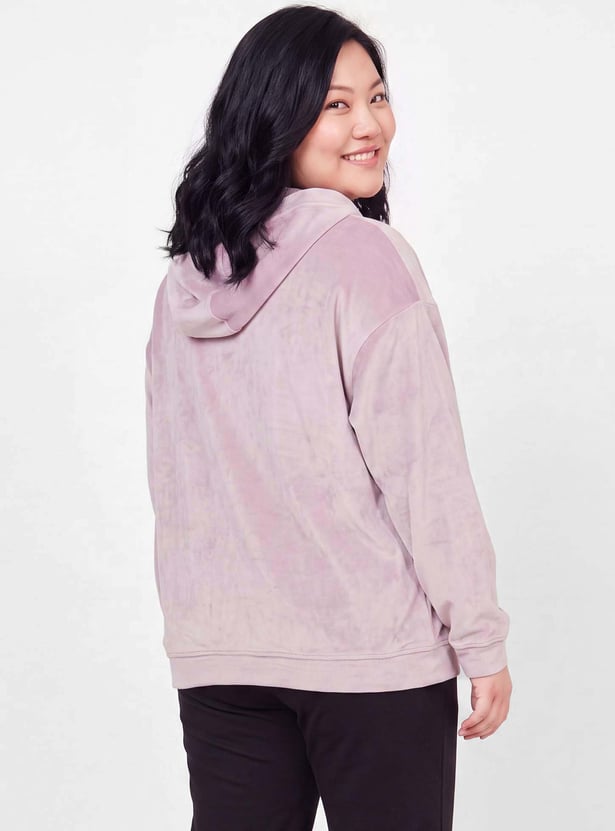 Women Solid Hooded Jacket