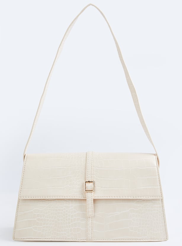 Women Croc Design Shoulder Bag