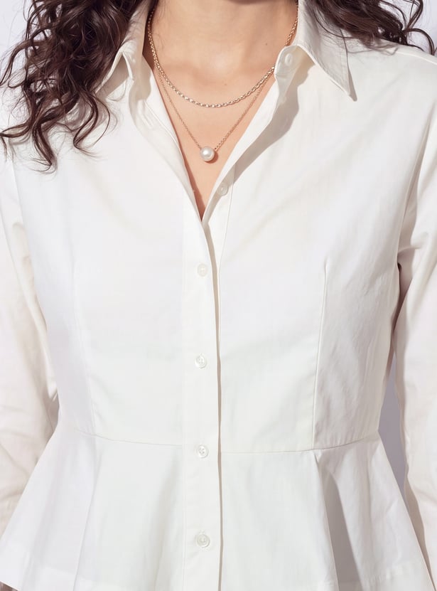 URB_N Women Peplum Shirt