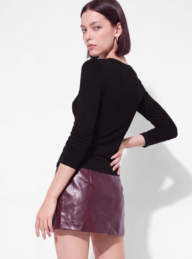 URB_N Women Ruched Top
